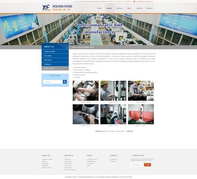 Professional English-Optimized Foreign Trade Website: Wenzhou Qiancheng Valves International Portal